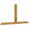 Ekena Millwork Portland Rough Sawn Timber Gable Bracket, Western Red Cedar, 84"W x 42"H x 4"D x 4"F, 12/12 Pitch GBW084X42X0404POR00RWR - alternate 3
